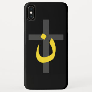 Funda Para iPhone XS Max Símbolo nazarene cristiano cruzado de solidaridad