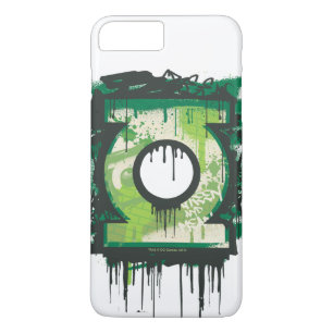 Funda Para iPhone 8 Plus/7 Plus Símbolo verde de la pintada de la linterna