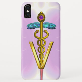 title_seo2 SÍMBOLO VETERINARIO ORO CADUCEUS LÍlago rosa claro