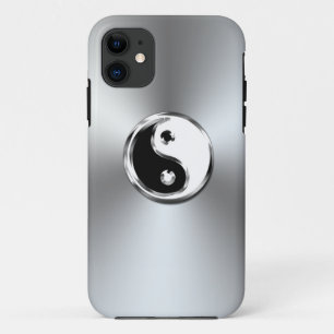 title_seo2 Símbolo Yin-Yang gráfico gradiente de acero