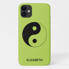 Funda Para iPhone 11 Símbolo Yin Yang|Verde personalizado