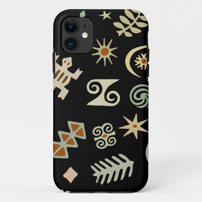 Funda De Case-Mate Para iPhone Símbolos Adinkra africanos (Reverso)