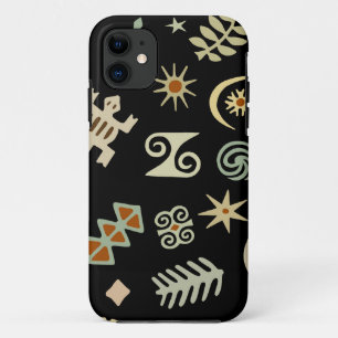 Funda Para iPhone 11 Símbolos africanos de Adinkra