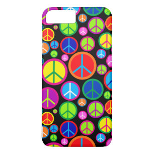 Funda Para iPhone 8 Plus/7 Plus Símbolos de paz maravillosos coloridos frescos