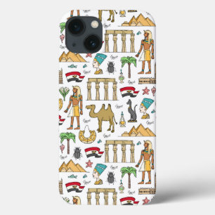Funda Para iPhone 13 Símbolos del color del modelo de Egipto