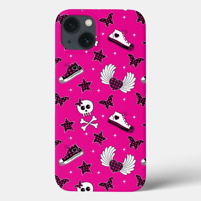 Funda De Case-Mate Para iPhone Símbolos Emo (Reverso)
