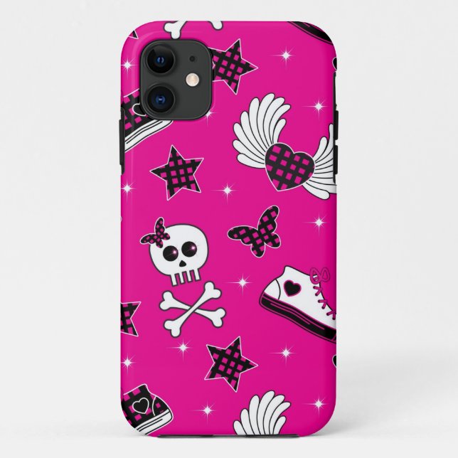 Funda De Case-Mate Para iPhone Símbolos Emo (Reverso)