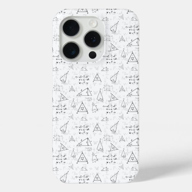 Funda De Case-Mate Para iPhone Símbolos matemáticos, matemáticos, cartulina (Reverso )