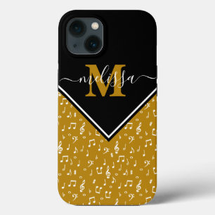 iPhone 13 Símbolos musicales personalizados Funda para iPhon