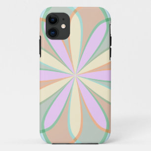 Funda Para iPhone 11 simetría de la ventana de vidrio manchado de flore