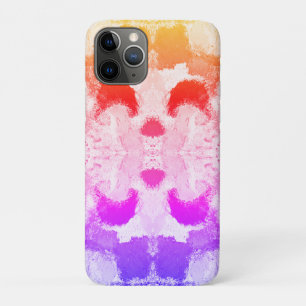 Funda Para iPhone 11 Pro Simetría de Pastel vibrante - Arte textual abstrac