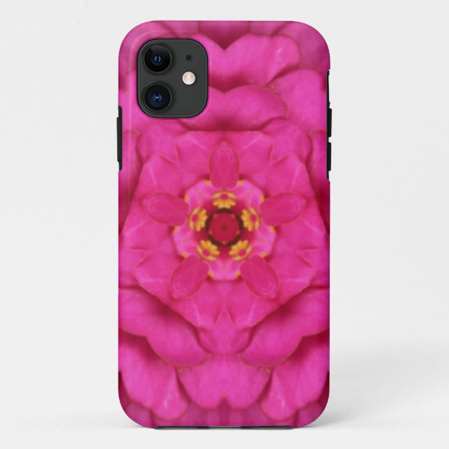 Funda De Case-Mate Para iPhone Simetría rosa (Reverso)