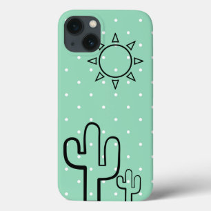 title_seo2 Simple Cactus Mint Green Dots Summer Iphone 6 Fund