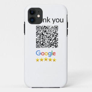 Funda Para iPhone 11 Simple código qr minimalista agregar logo escanear