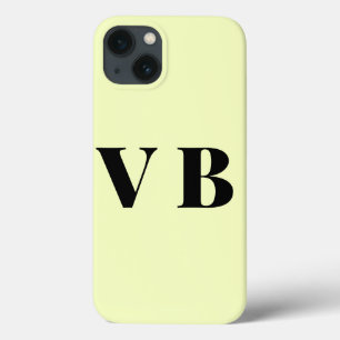 Funda Para iPhone 13 simple minimal color sólido personalizado pastel p
