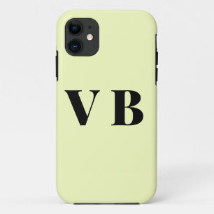 Funda Para iPhone 11 simple minimal color sólido personalizado pastel p
