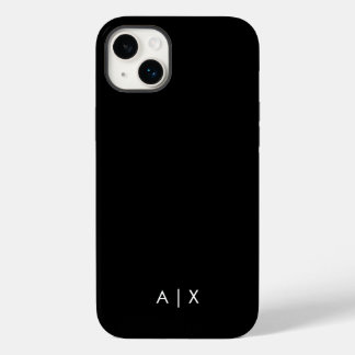 Funda Para iPhone 14 Plus De Case-Mate Simple monograma de nombre de pareja