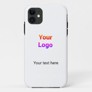 Funda Para iPhone 11 Simple y minimalista logotipo personalizado elegan