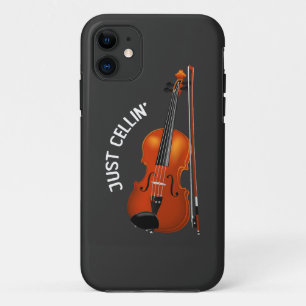 Funda Para iPhone 11 Simplemente Celulando Divertido Relajándose Celo V