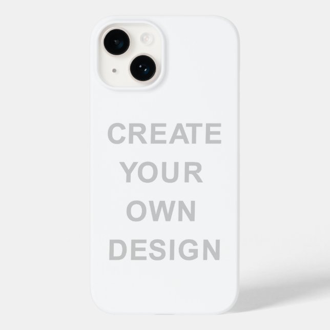 Funda De Case-Mate Para iPhone Simplemente - Crea lo Tuyo (Reverso )