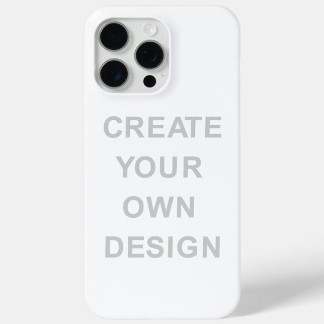 Funda De Case-Mate Para iPhone Simplemente - Crea lo Tuyo (Reverso )