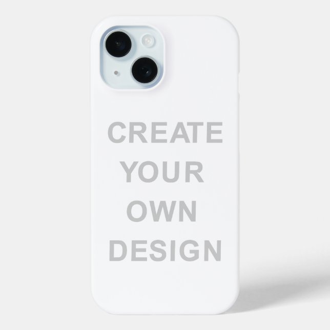 Funda De Case-Mate Para iPhone Simplemente - Cree lo Suyo (Reverso )