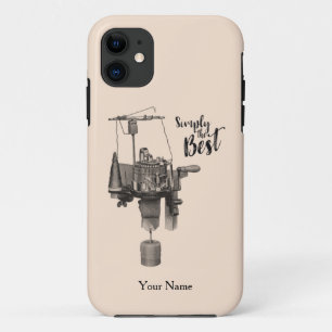 Funda Para iPhone 11 Simplemente la mejor máquina de punto circular