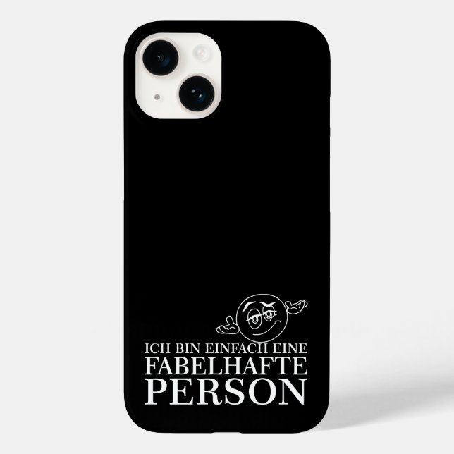 Funda De Case-Mate Para iPhone ¡Simplemente soy una persona fabulosa! (Reverso )