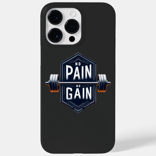 Funda De Case-Mate Para iPhone Sin dolor sin ganancia (Reverso)