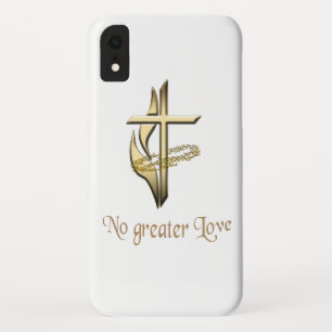 Funda Para iPhone XR Sin una mayor cruz de amor