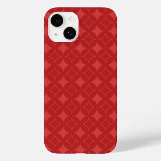 Funda De Case-Mate Para iPhone Sindicato rojo (Reverso )