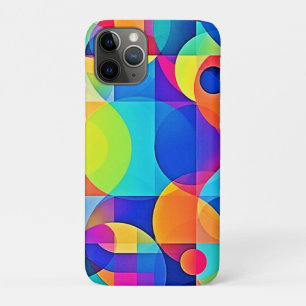Funda Para iPhone 11 Pro Sinfonía de Color Geométrico