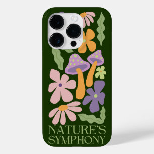 Funda Para iPhone 14 Pro De Case-Mate sinfonía de la naturaleza colorido minimalista ret