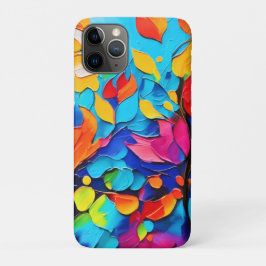 Funda Para iPhone 11 Pro Sinfonía Floral Vibrante Pintura