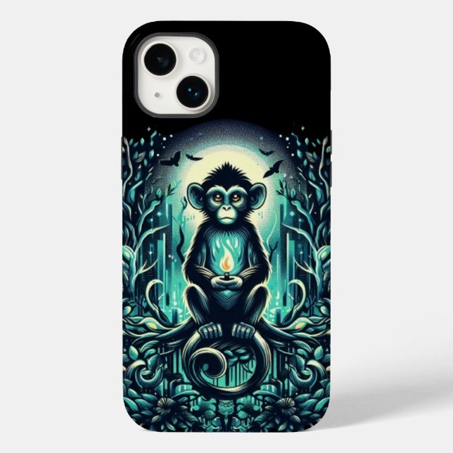Funda De Case-Mate Para iPhone Singe Mystique dans la Forêt Enchantée (Reverso )