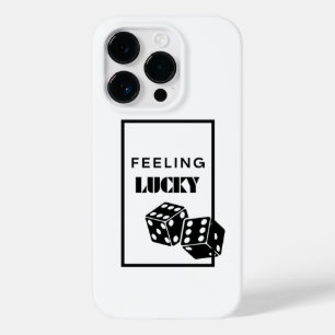 Funda Para iPhone 14 Pro De Case-Mate Sintiéndose afortunado, Chica afortunado, Chica má