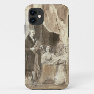 Funda Para iPhone 11 Sir Robert Peel que lee a la reina Victoria