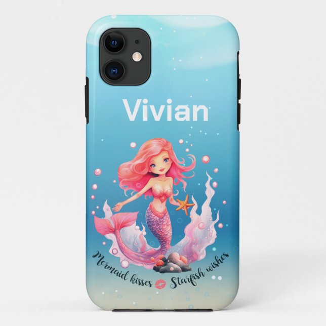 Funda De Case-Mate Para iPhone sirena (Reverso)