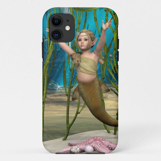Funda De Case-Mate Para iPhone Sirena Bebé (Reverso)
