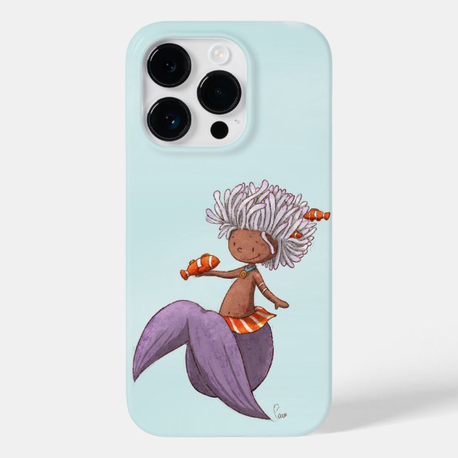 Funda De Case-Mate Para iPhone Sirena caprichosa pez payaso (Reverso )