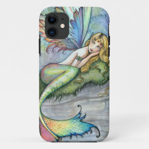 title_seo2 Sirena Colorida y Pez Carpa Arte de Fantasía