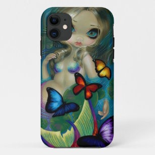 Funda Para iPhone 11 "Sirena con caso del iPhone 5 de las mariposas"