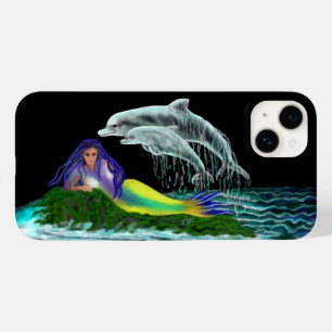 Funda Para iPhone 14 Plus De Case-Mate Sirena con delfines
