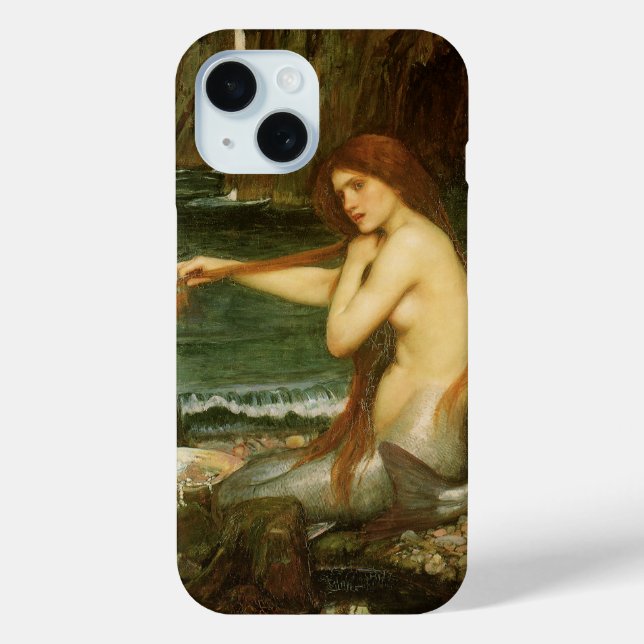 Funda De Case-Mate Para iPhone Sirena de John William Waterhouse (Reverso )