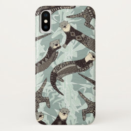 Funda Para iPhone X sirena de nutrias marinas