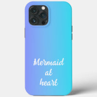 Sirena en el estuche para iPhone de gradiente de c