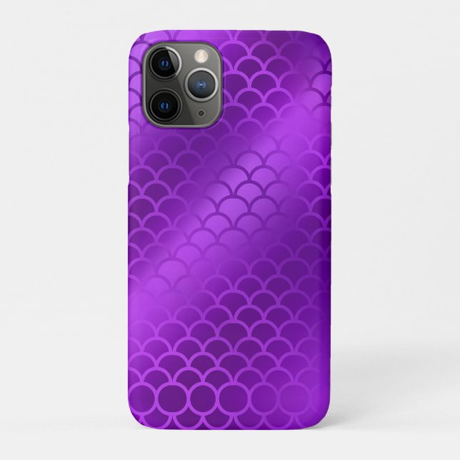 Funda De Case-Mate Para iPhone Sirena púrpura (Reverso)