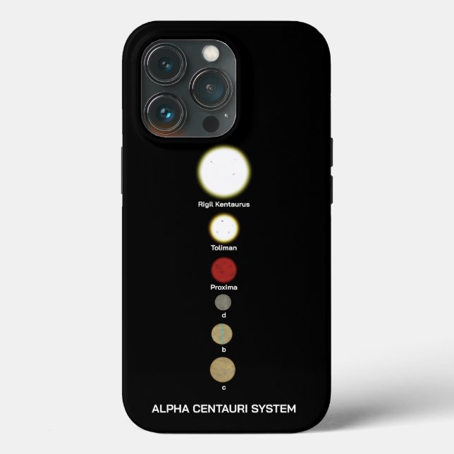 Funda De Case-Mate Para iPhone Sistema Alpha Centauri (Reverso )