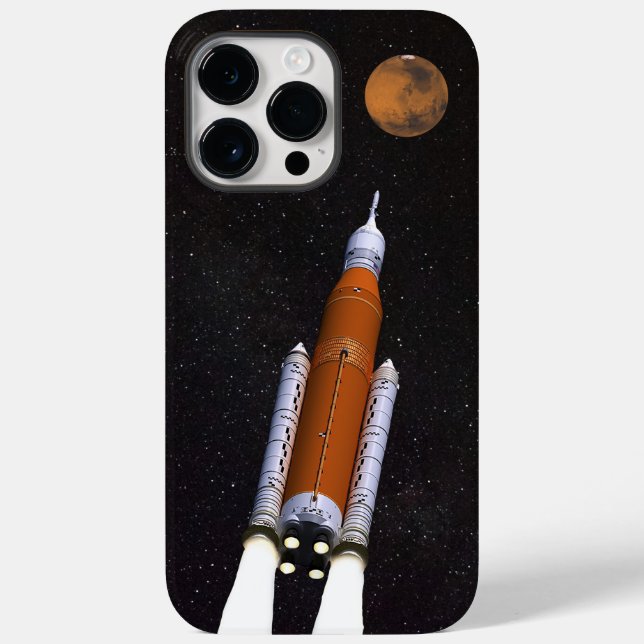 Funda De Case-Mate Para iPhone Sistema de lanzamiento espacial SLS de la NASA (Reverso )