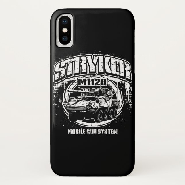 Funda De Case-Mate Para iPhone Sistema móvil de pistolas M1128 Stryker (Reverso)